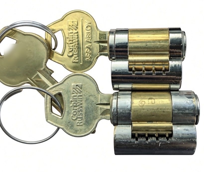 Corbin Russwin interchangeable lock cores and keys