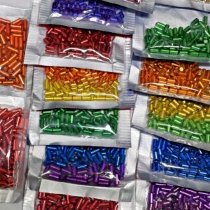 Color-coded lock rekeying pin kits used by RBD Security